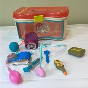 Doctor Kit for Kids - Red and Blue